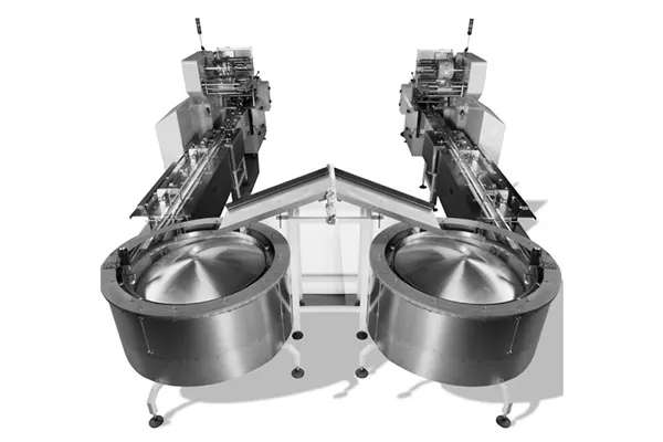 Automatic Packaging System with Dual Bowl Feeder